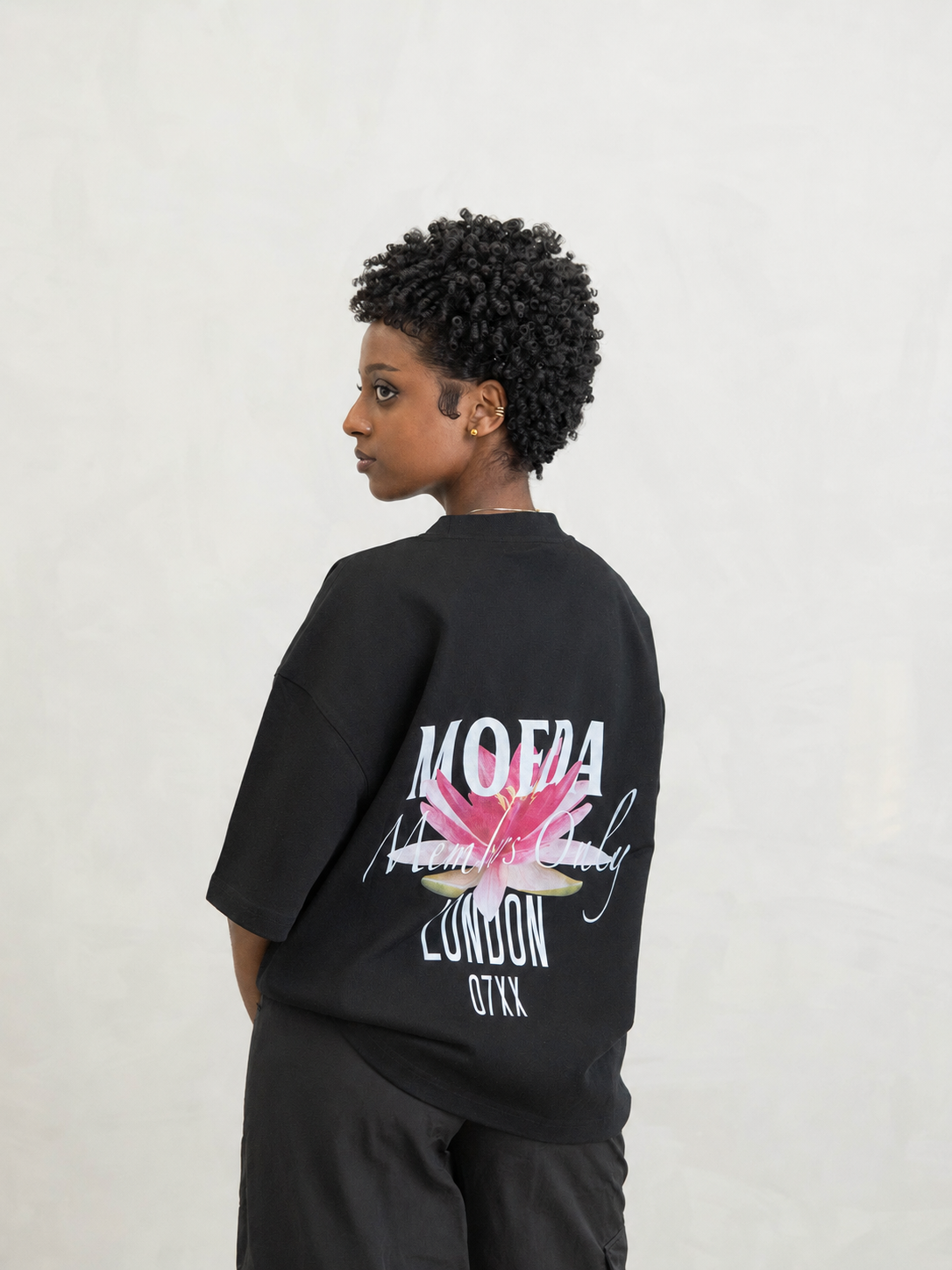 Black Lotus Oversized T-Shirt