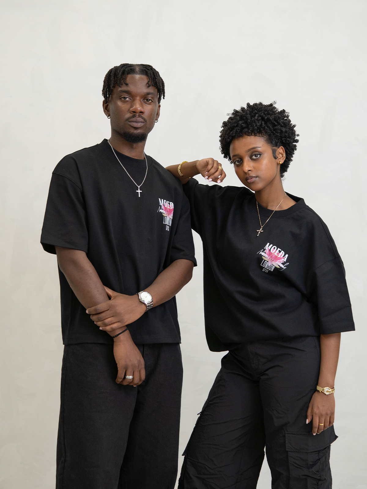 Black Lotus Oversized T-Shirt