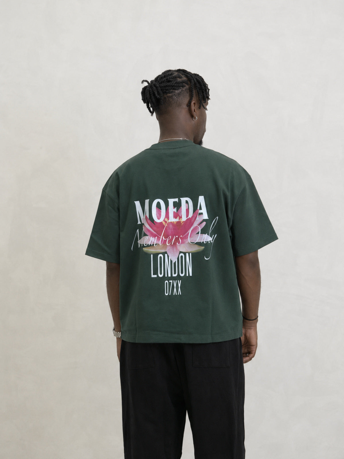 Green Lotus Oversized T-Shirt