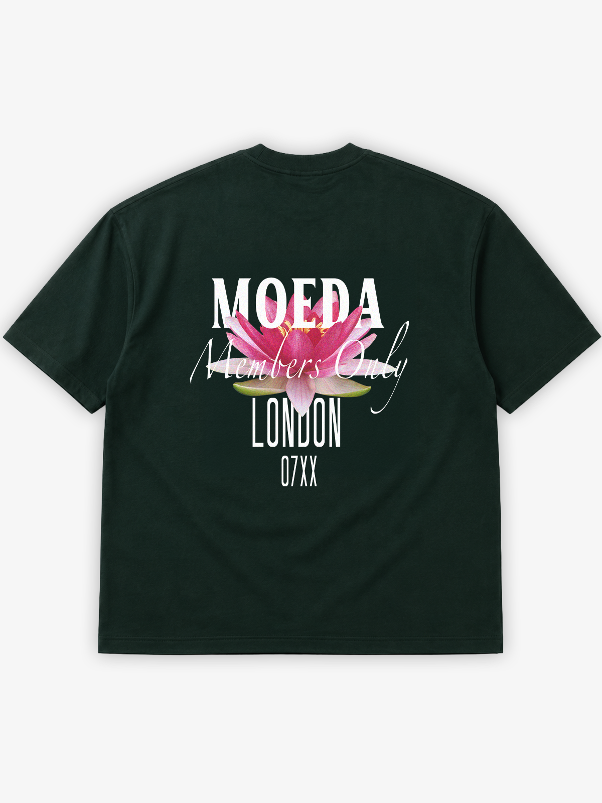 Green Lotus Oversized T-Shirt